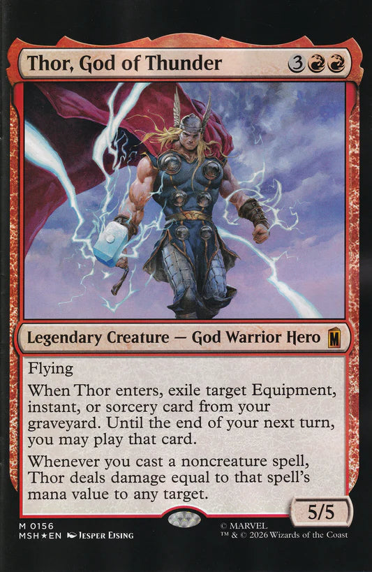 MORTAL THOR #11 CLASSIFIED ARTIST MAGIC: THE GATHERING VARIANT
