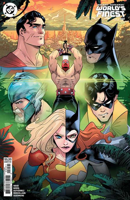 BATMAN SUPERMAN WORLDS FINEST #50 CVR H VASCO GEORGIEV THINGS TO COME CARD STOCK VAR
