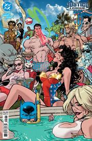 JUSTICE LEAGUE UNLIMITED #21 CVR F KAARE ANDREWS SWIMSUIT CARD STOCK VAR