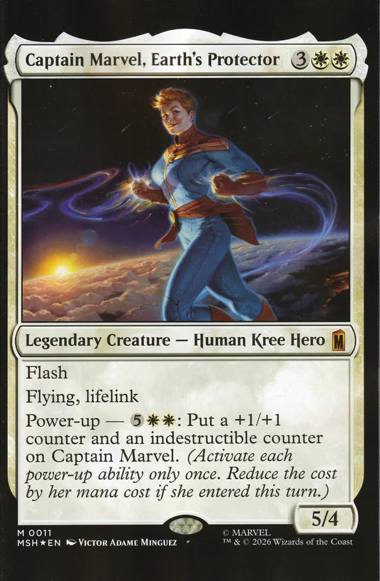 CAPTAIN MARVEL: DARK PAST #3 CLASSIFIED ARTIST MAGIC: THE GATHERING VARIANT