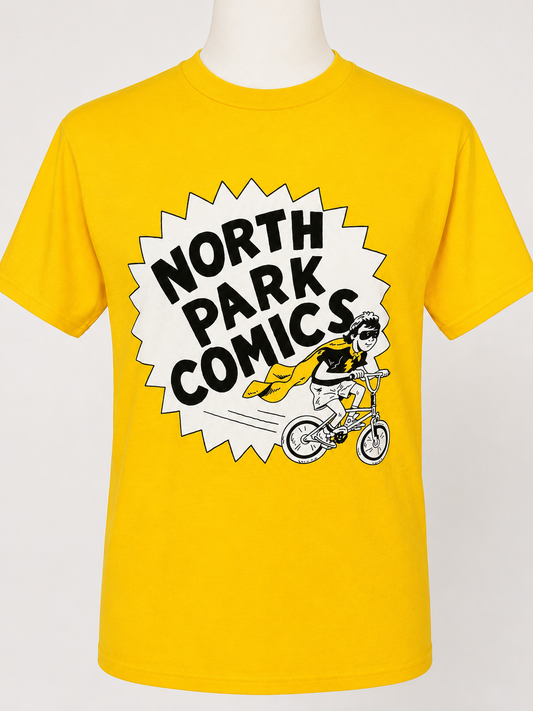 T-Shirt : North Park Comics (Medium, Yellow)