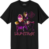 KPop Demon Hunters Huntrix Stronger Together Adult Black T-shirt Medium