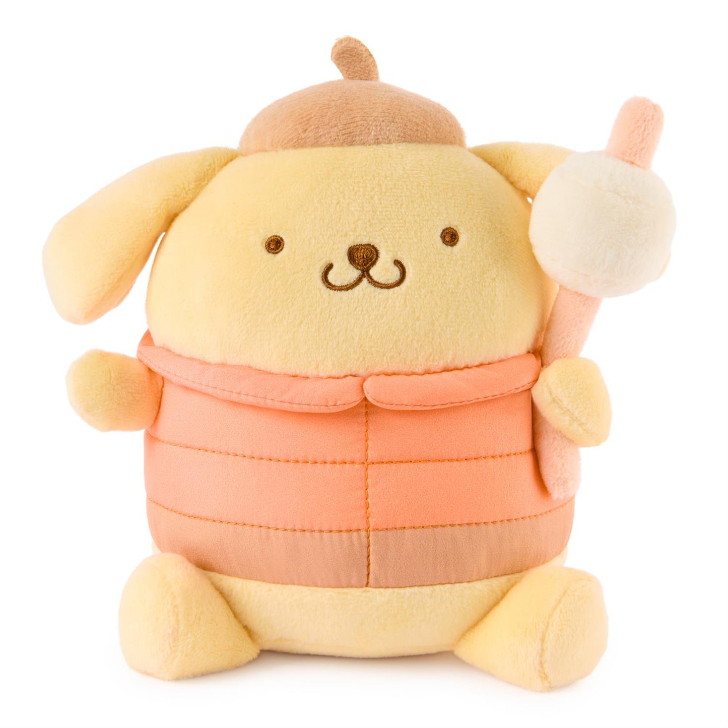 Plush Pompopurin in Camping Outfit - 6 in