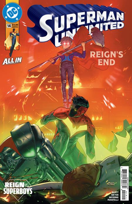 SUPERMAN UNLIMITED #14 CVR A TAURIN CLARKE (THE REIGN OF THE SUPERBOYS)